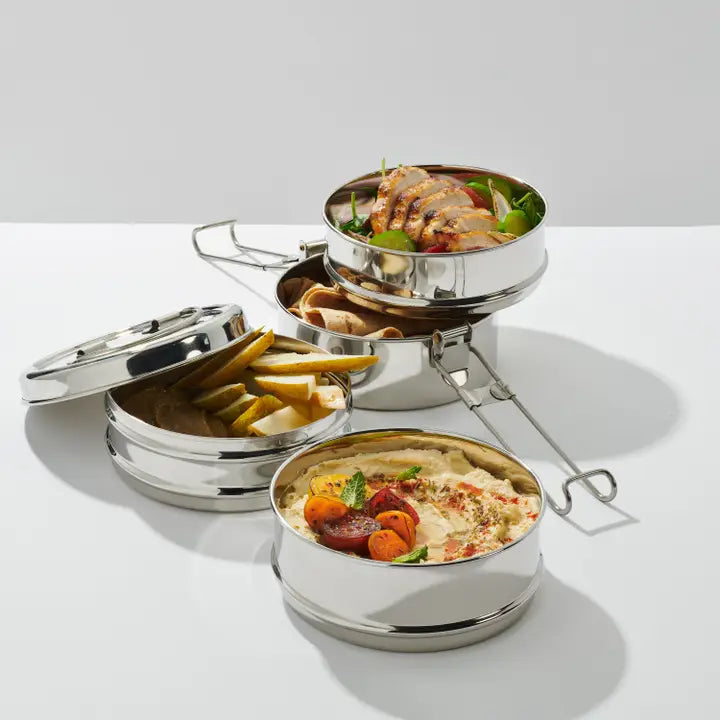4-Tiered Stacked Food Carrier