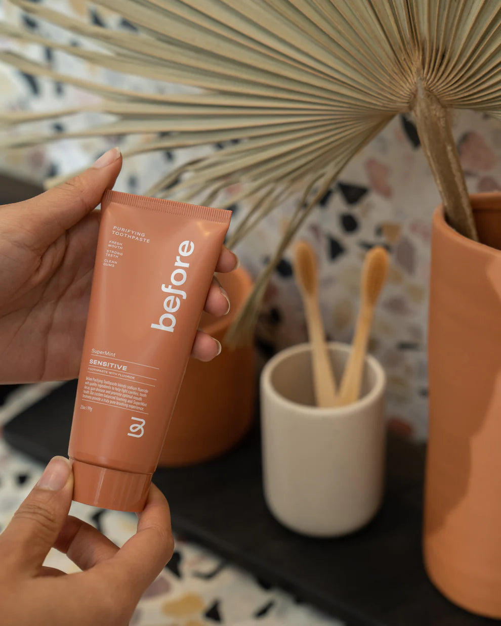 Anti-Cavity Supermint Sensitive Toothpaste with Fluoride