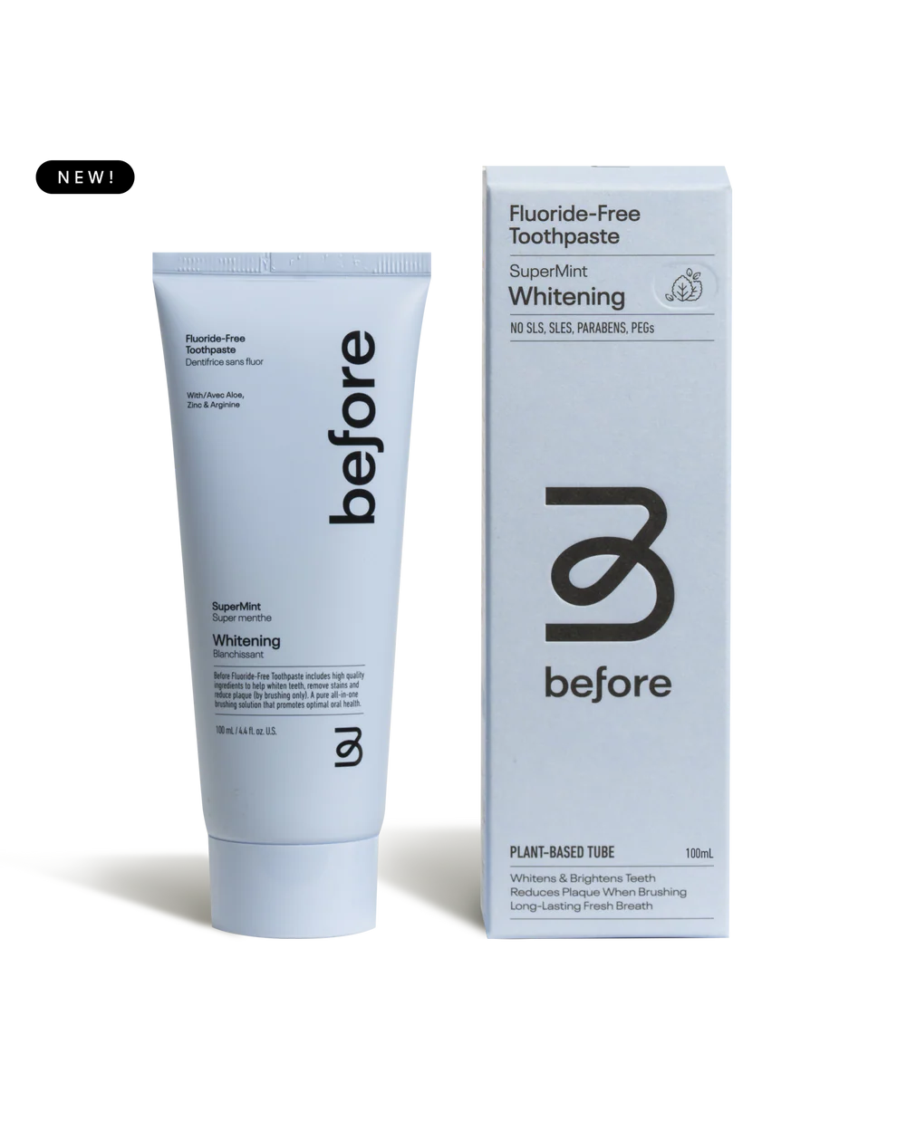 Supermint Whitening Toothpaste Fluoride-Free