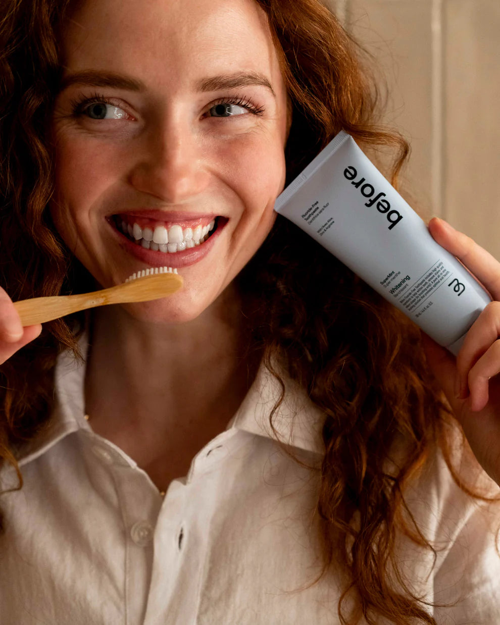 Supermint Whitening Toothpaste Fluoride-Free