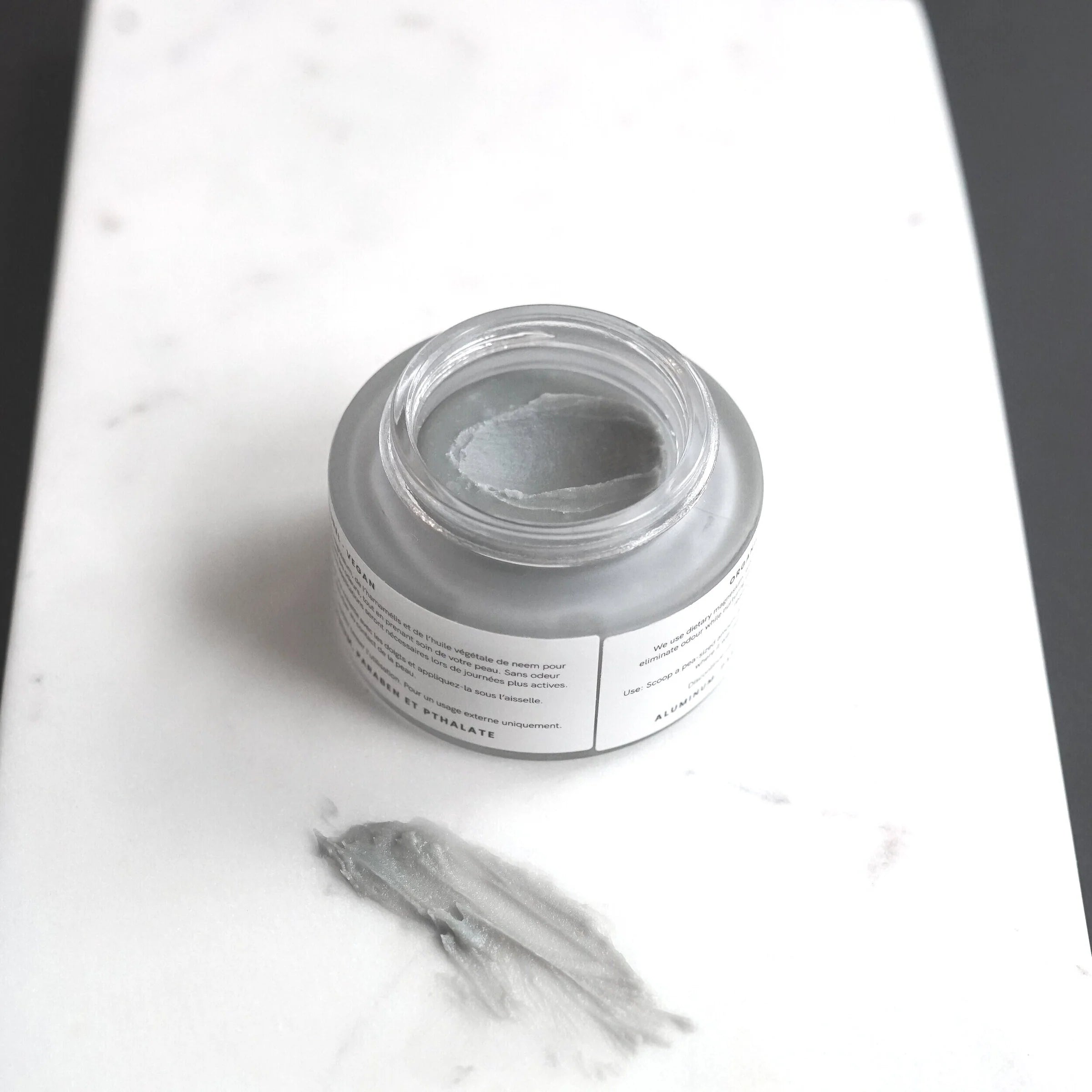 Clear (Bergamot-Geranium) Deodorant Baking Soda Free