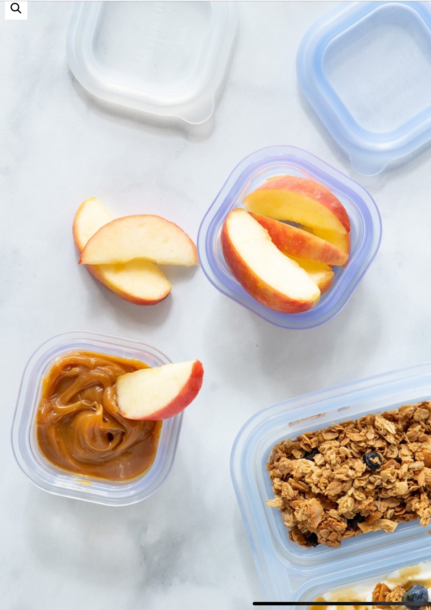 Silicone Sauce/Snack Container, 2 pack