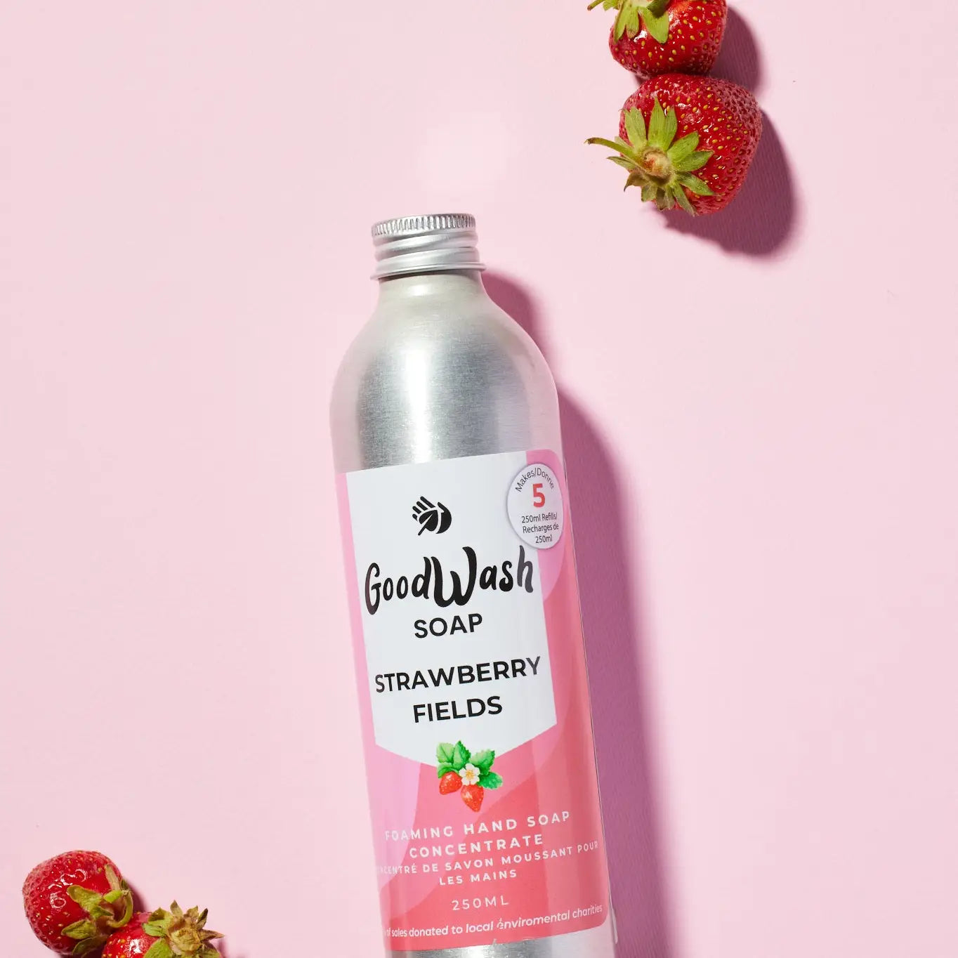 Strawberry Fields Foaming Hand Soap Refill Concentrate