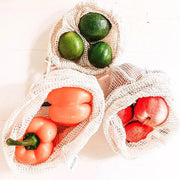 Organic Cotton Mesh Produce Bag - 3 Pack