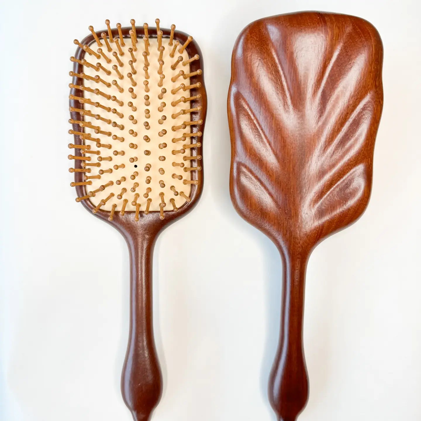 Rosewood Hairbrush with Bamboo Bristles