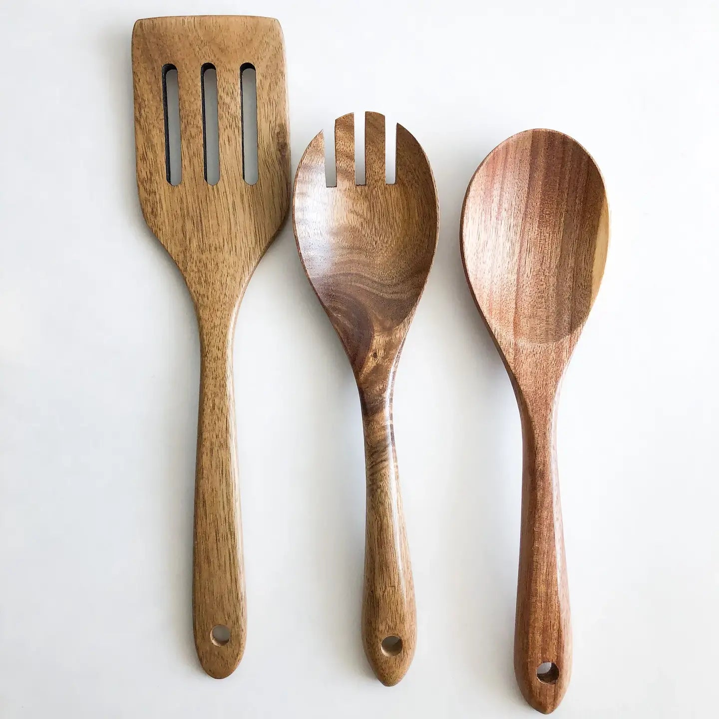 Acacia Wood Cooking Utensil Set