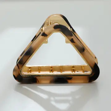 Small Metal Triangle Hair Clip