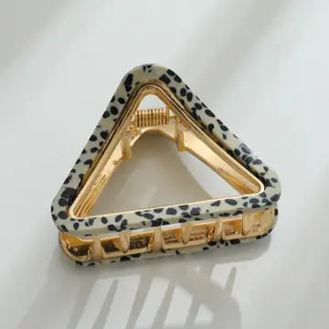 Small Metal Triangle Hair Clip