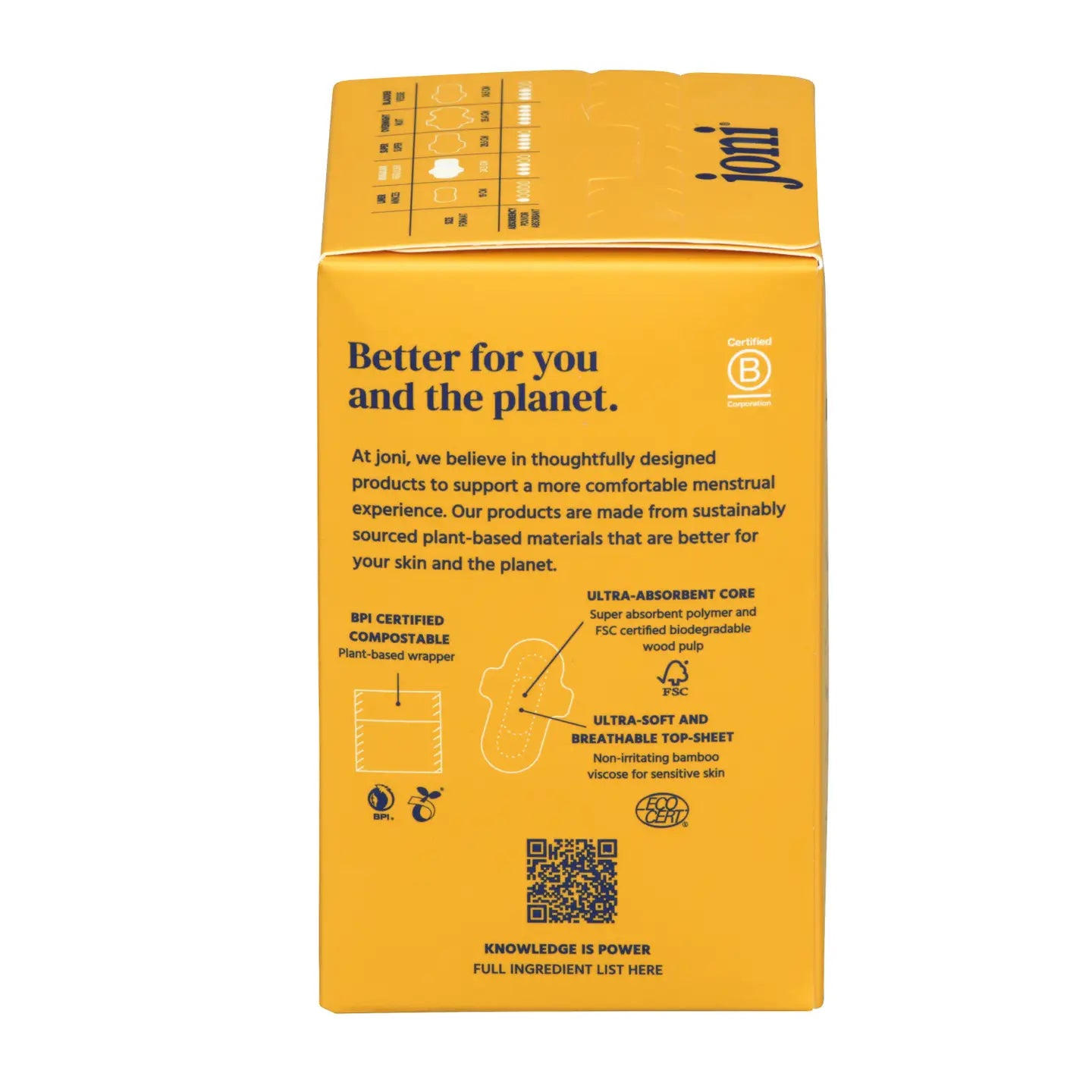 joni Bamboo Regular Pads