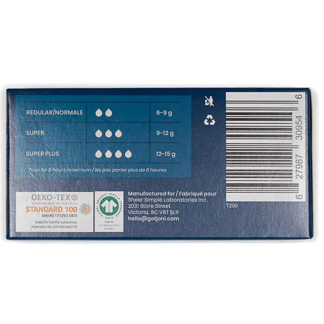 joni Super Organic Cotton Non-Applicator Tampons