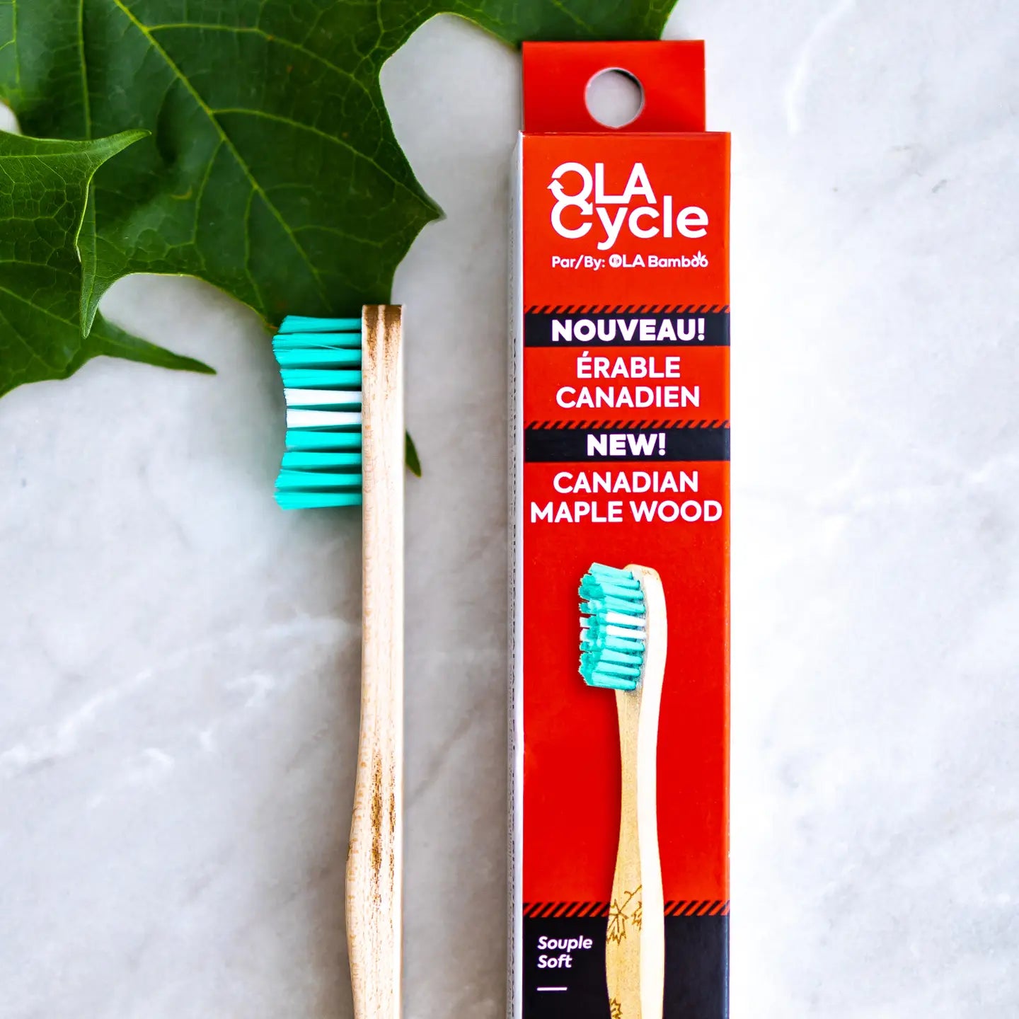 Canadian Maple Wood Toothbrushes