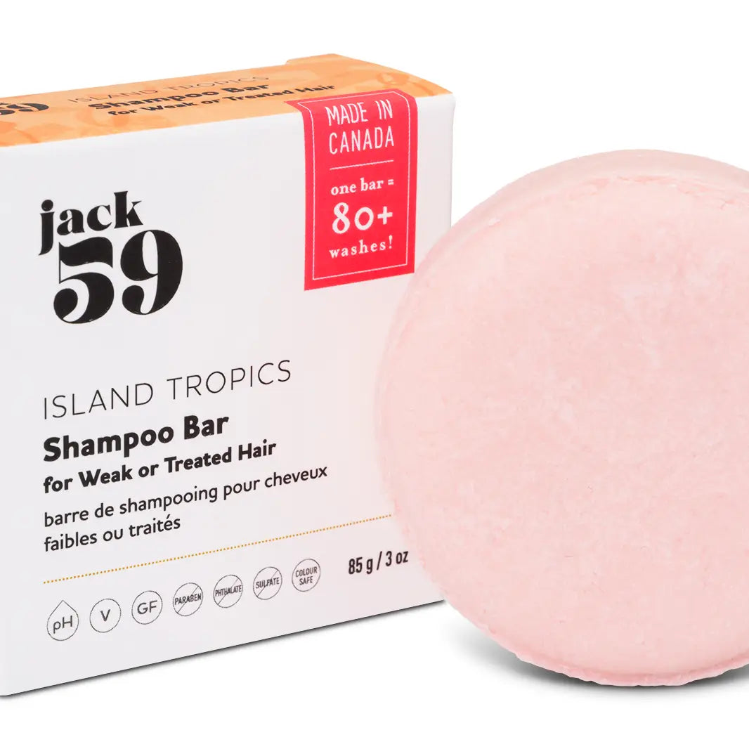 Jack 59 Island Tropics Shampoo Bar Fresh Coconut Scent