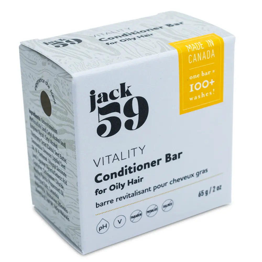 Jack 59 Vitality Conditioner Bar for Oily Hair