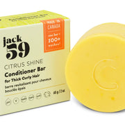 Jack 59 Citrus Shine Conditioner Bar for Thick, Curly Hair
