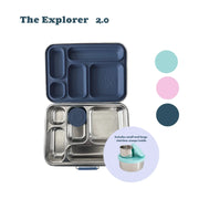 Stainless Steel Bento Lunch Box: The Explorer