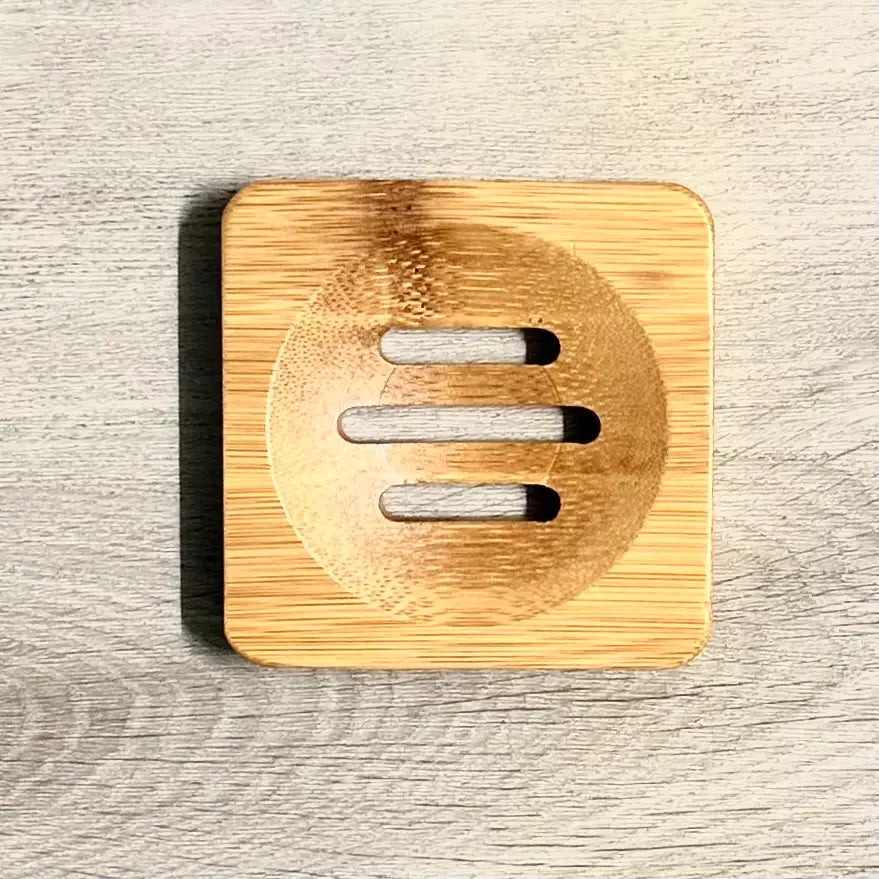 Square Bamboo Soap Dish