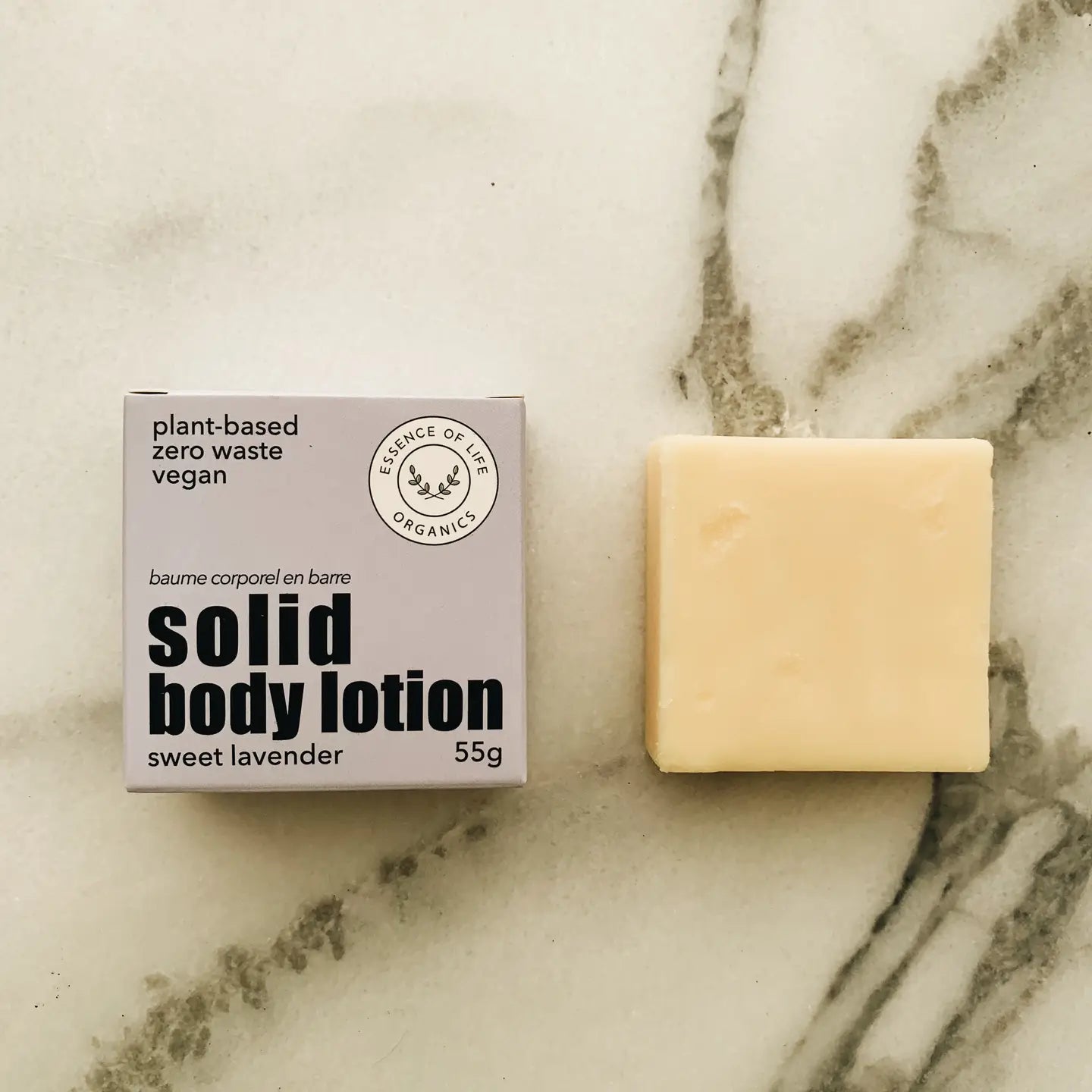 Solid Body Lotion Bar - Lavender