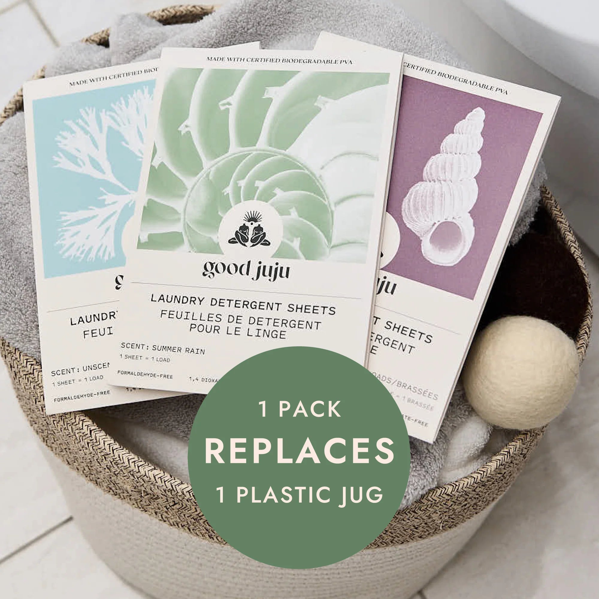 Good Juju Laundry Detergent Sheets
