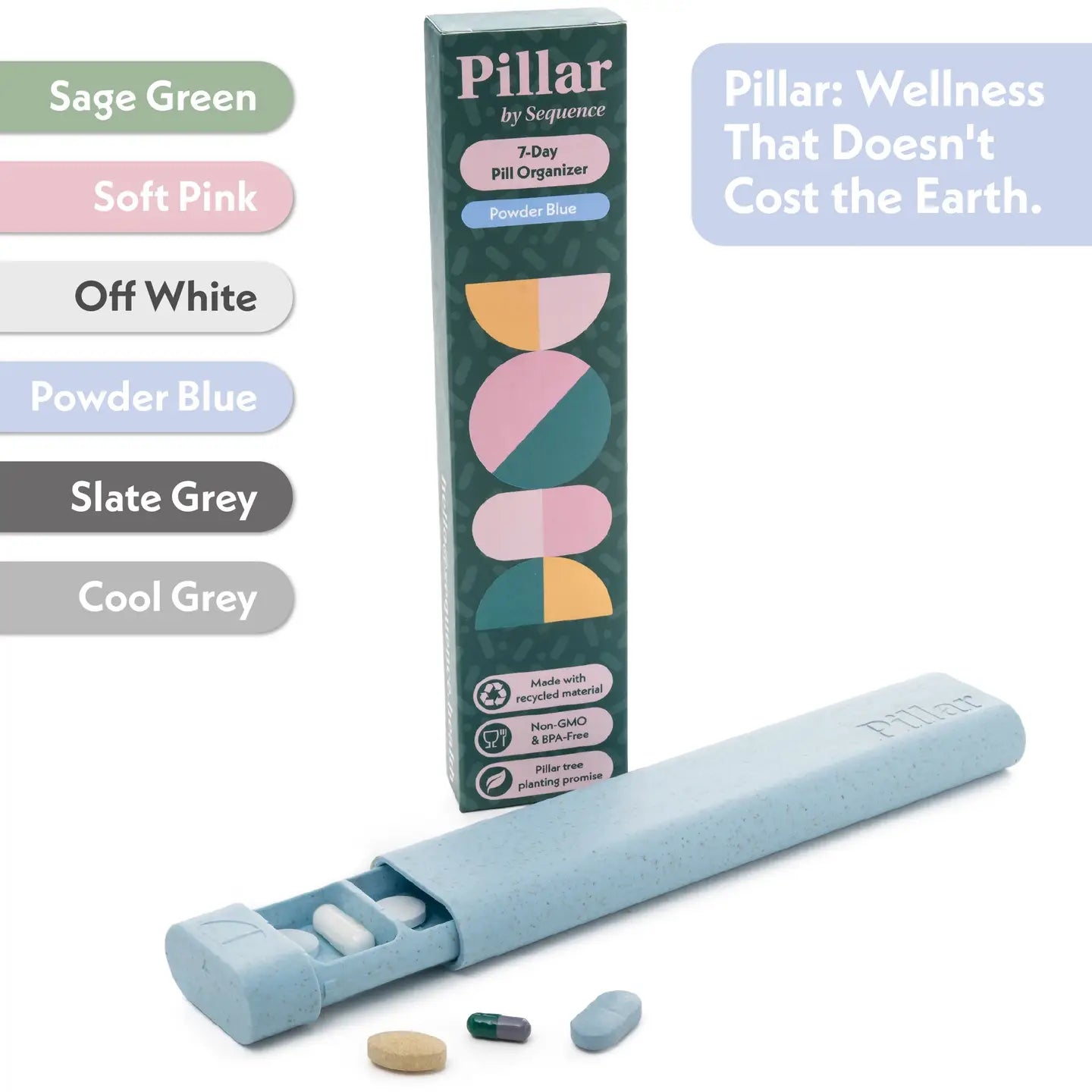 Pillar 7-day Pill Organizer