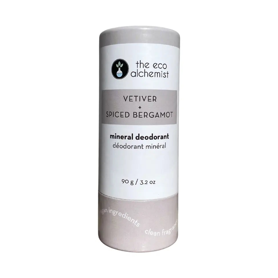 Vetiver + Spiced Bergamot Mineral Deodorant Stick