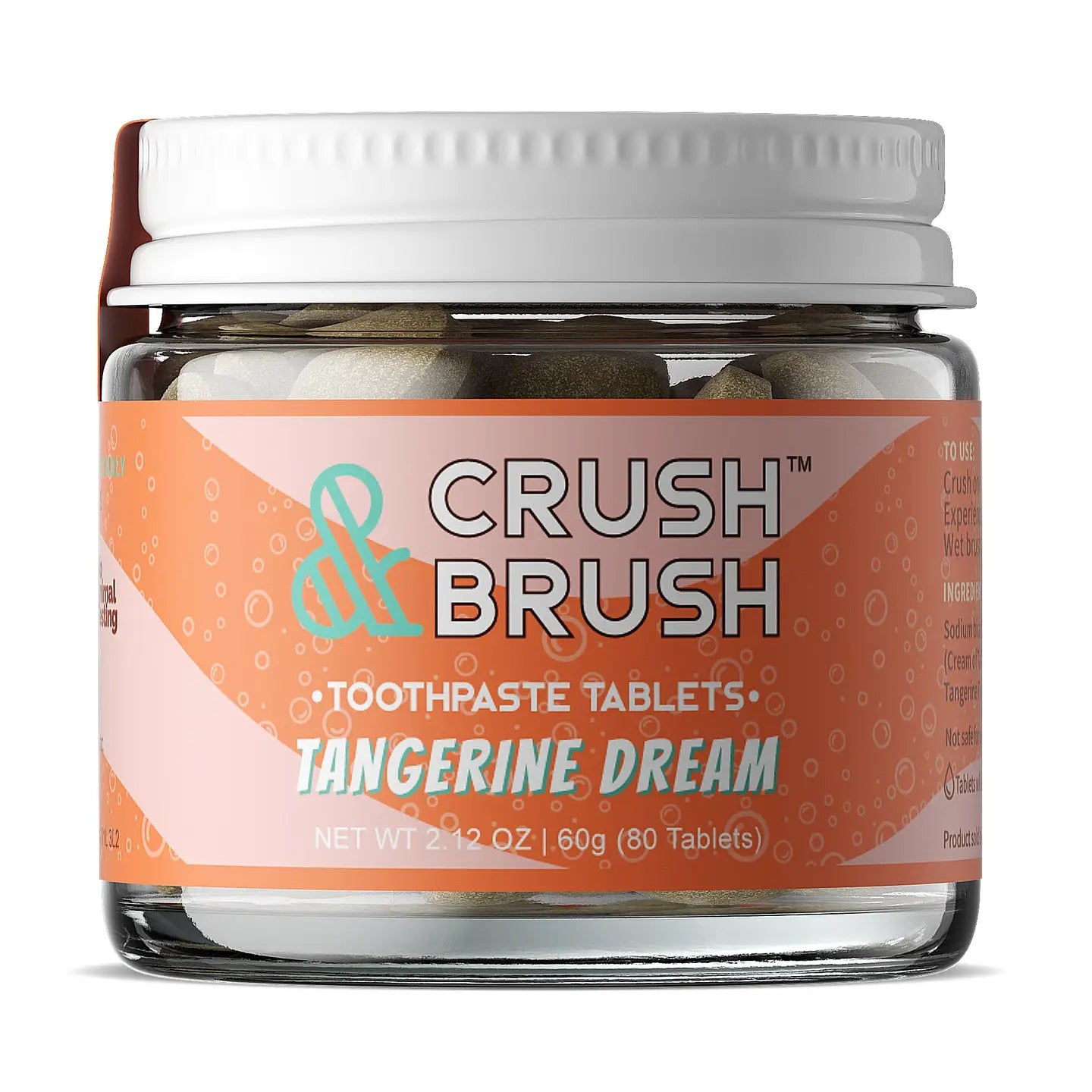 Crush and Brush Tangerine Dream Toothpaste Tablet