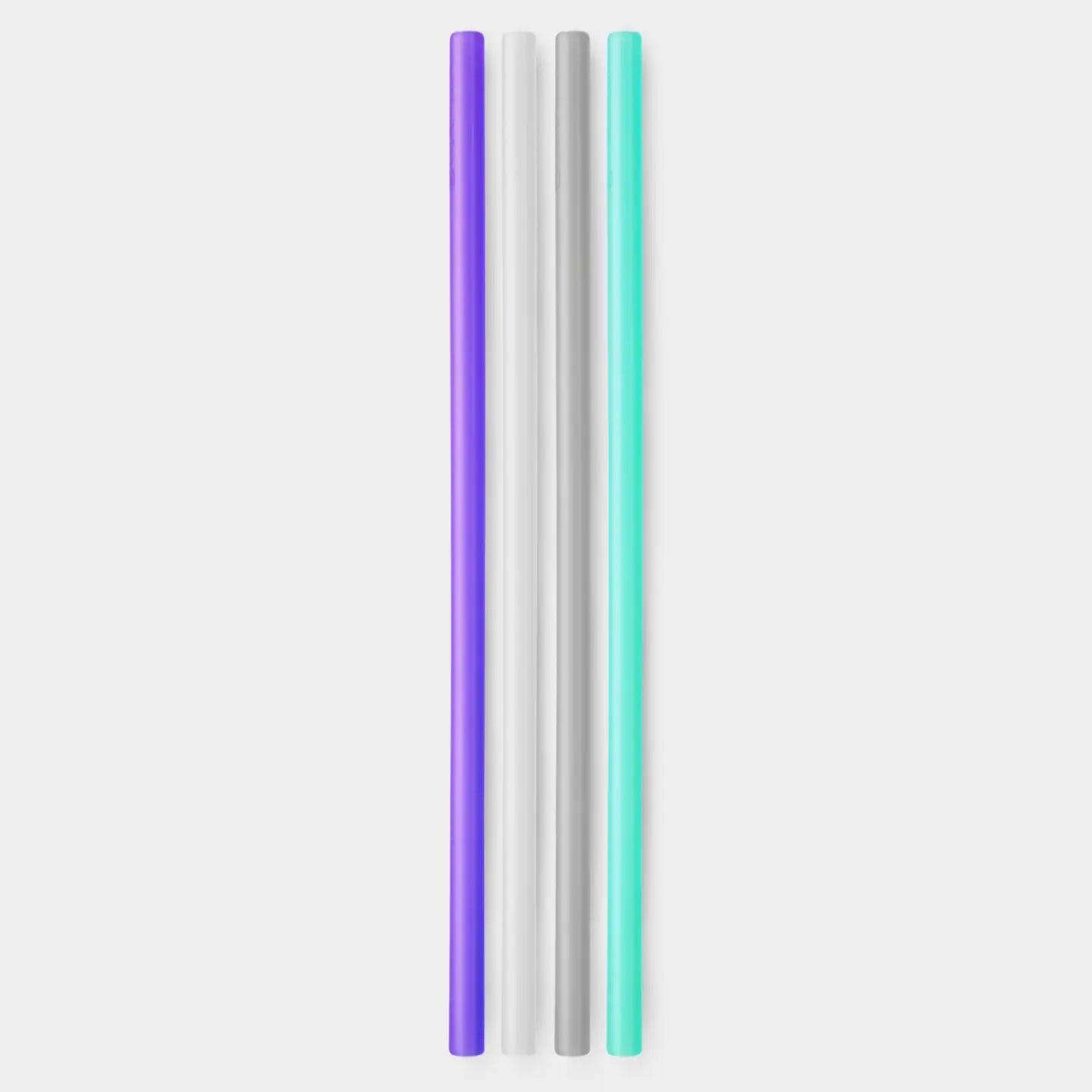 Extra Long Silicone Straws, 4 Pack