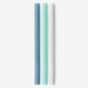 Silicone Boba/Milkshake Straws, 3 pk
