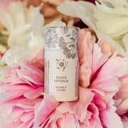 Peony Lip Balm - Infused with Heirloom Peony Petals