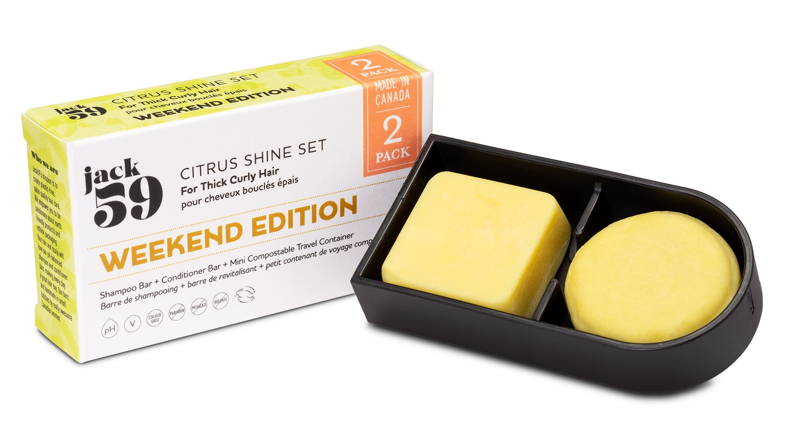 Weekend Edition - Travel Shampoo & Conditioner Bar Sets