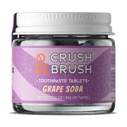 Crush and Brush Grape Soda Toothpaste Tablets