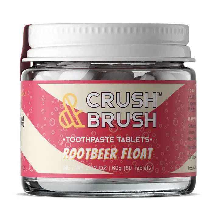 Crush and Brush Rootbeer Float Toothpaste Tablets